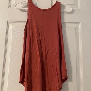 Muted Red Tank Top